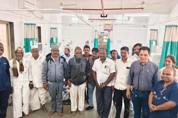 The unit operates 5 dialysis machines, providing treatment to 10 patients daily.