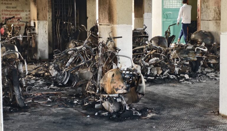 A midnight act of malice leaves families in despair. The skeletal remains of these bikes tell a story of immense financial loss for the residents of Lingali. With insurance expired for many and loans still being paid off, the community is left picking up the pieces after an unknown perpetrator set their parking lot ablaze.