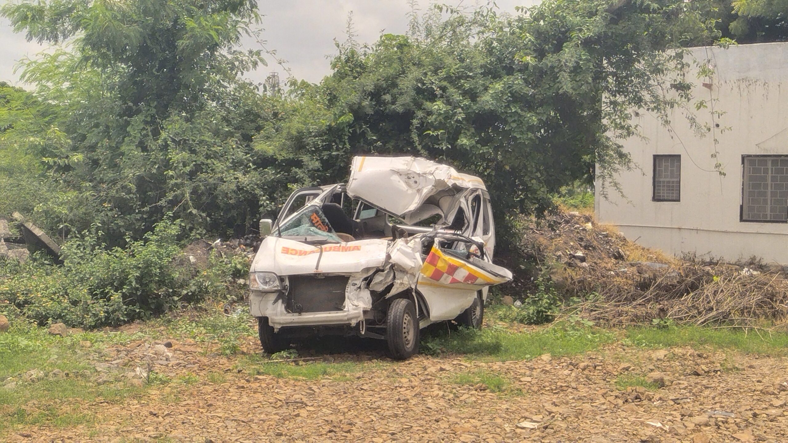Two Latur Residents Killed as Ambulance Rams Parked Container